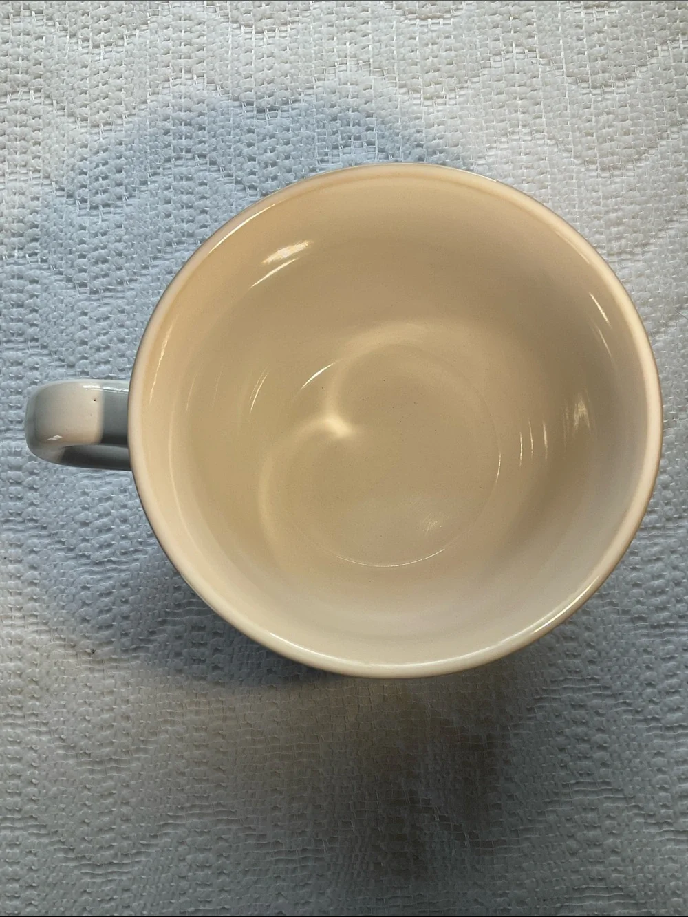 Large White Ceramic Coffee Mug